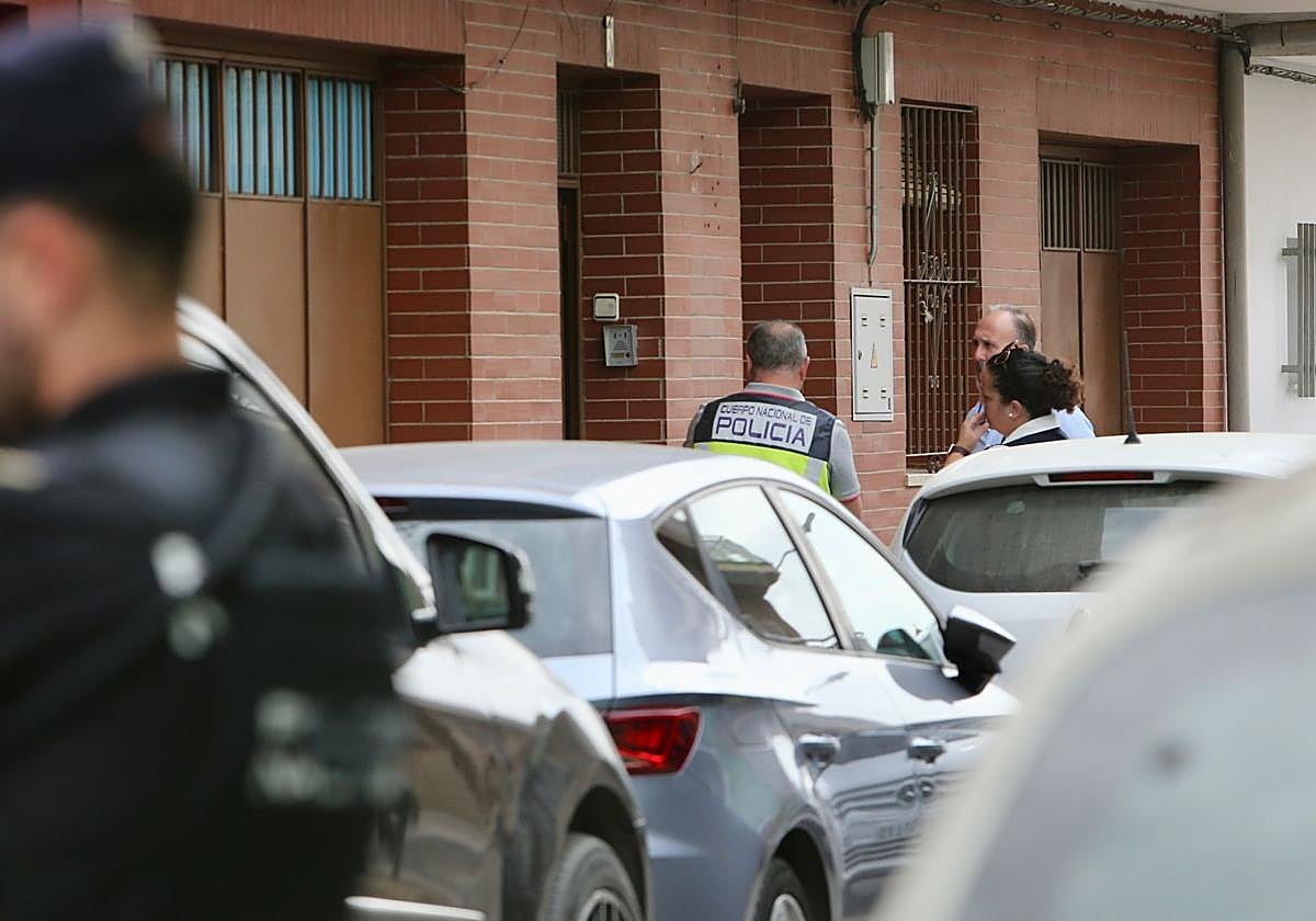 La policía en el lugar de los hechos