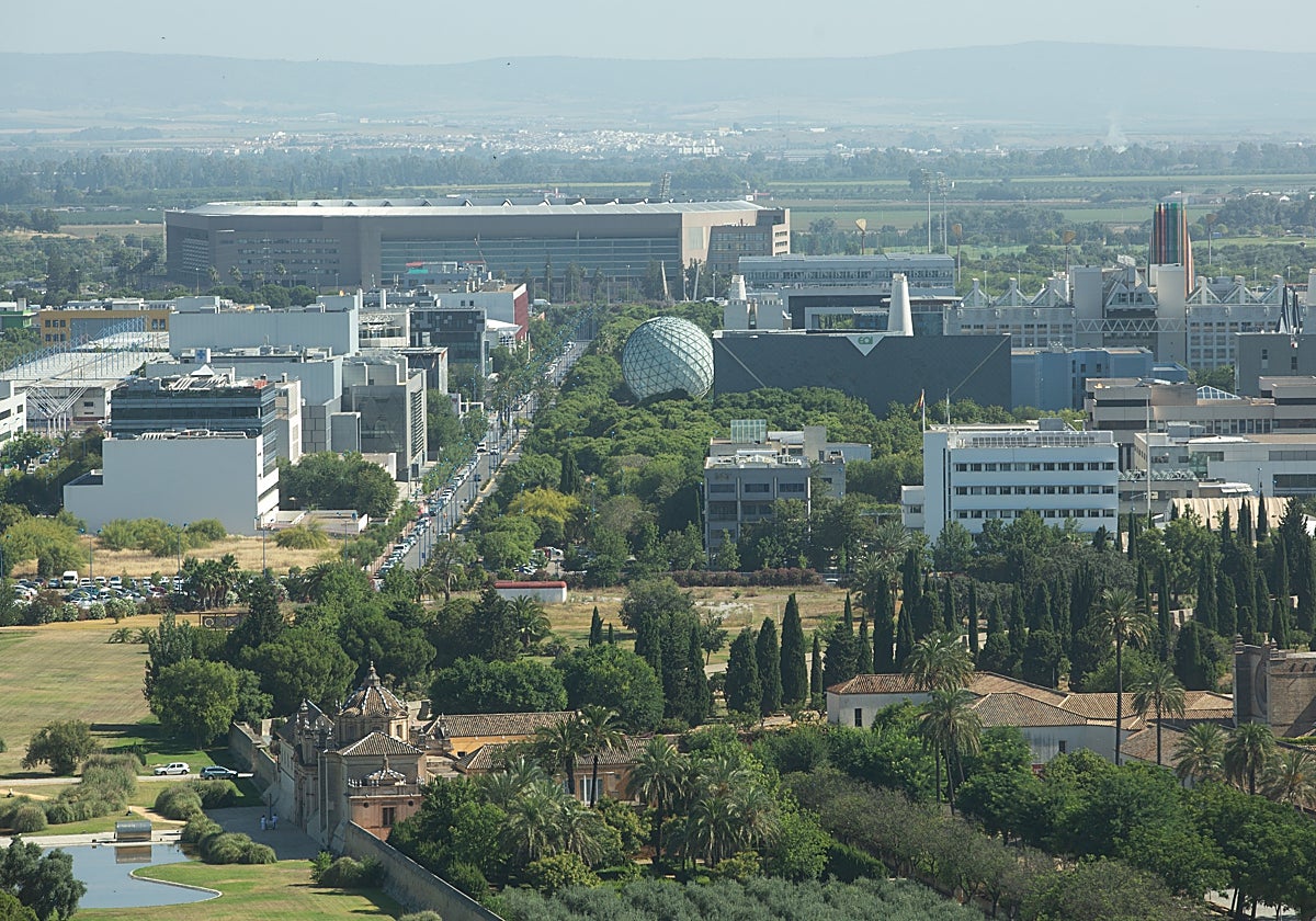 Vista panorámica de la Cartuja, donde se concentran muchas de las startups sevillanas