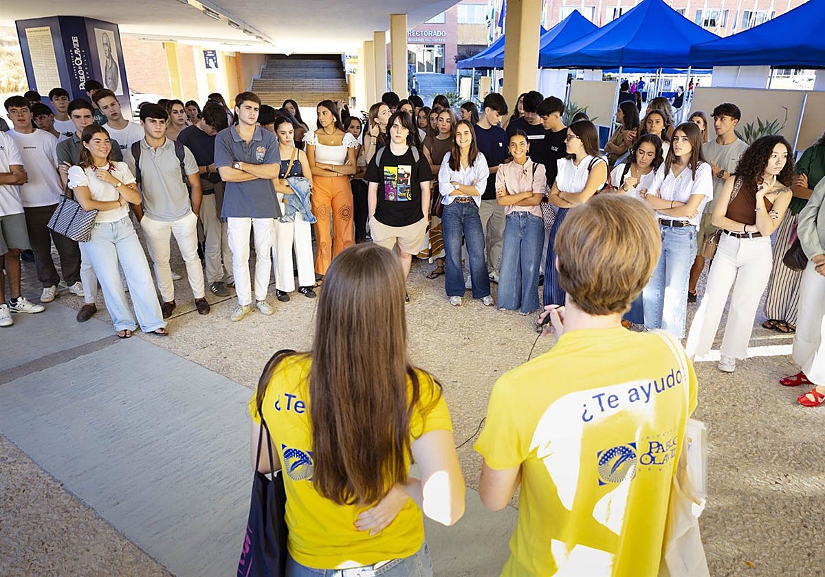 Los alumnos de nuevo ingreso estuvieron esta semana en las jornadas de bienvenida