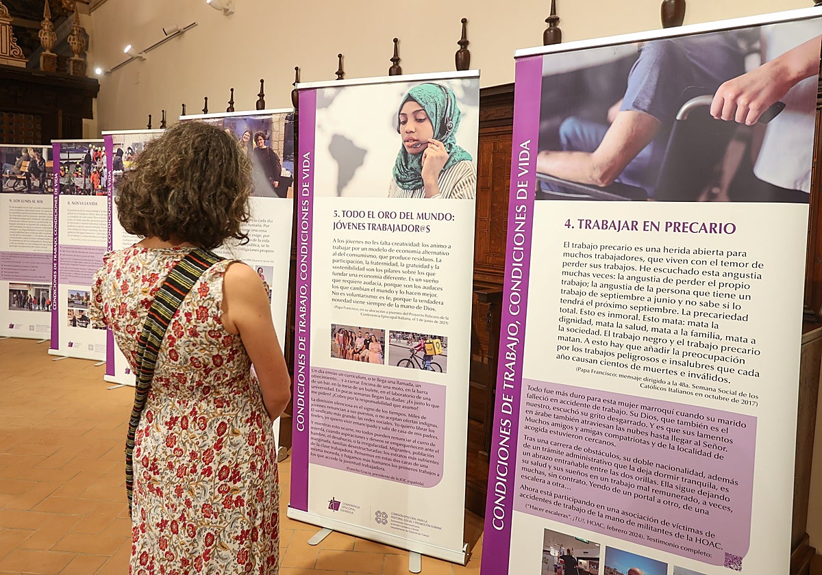 Esta muestra itinerante está organizada por el departamento de Pastoral del Trabajo de la Conferencia Episcopal Española