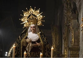 La Virgen de la Presentación del Calvario será retirada del culto para acometerle un TAC