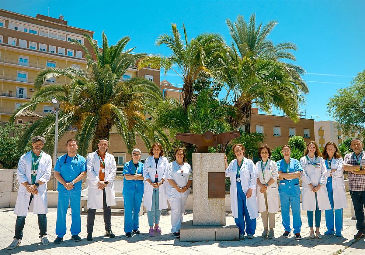 Equipo del área de trasplantes del Hospital Virgen del Rocío