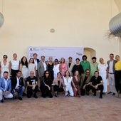 Autoridades y artistas en la presentación de 'Andalucía Flamenco' en el CAAC
