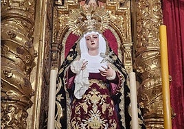 Repuesta al culto la Virgen de la Presentación del Calvario