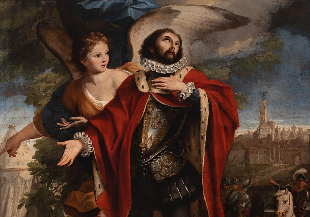 'San Fernando guiado por el Ángel', cuadro adquirido por el Cabildo Catedral