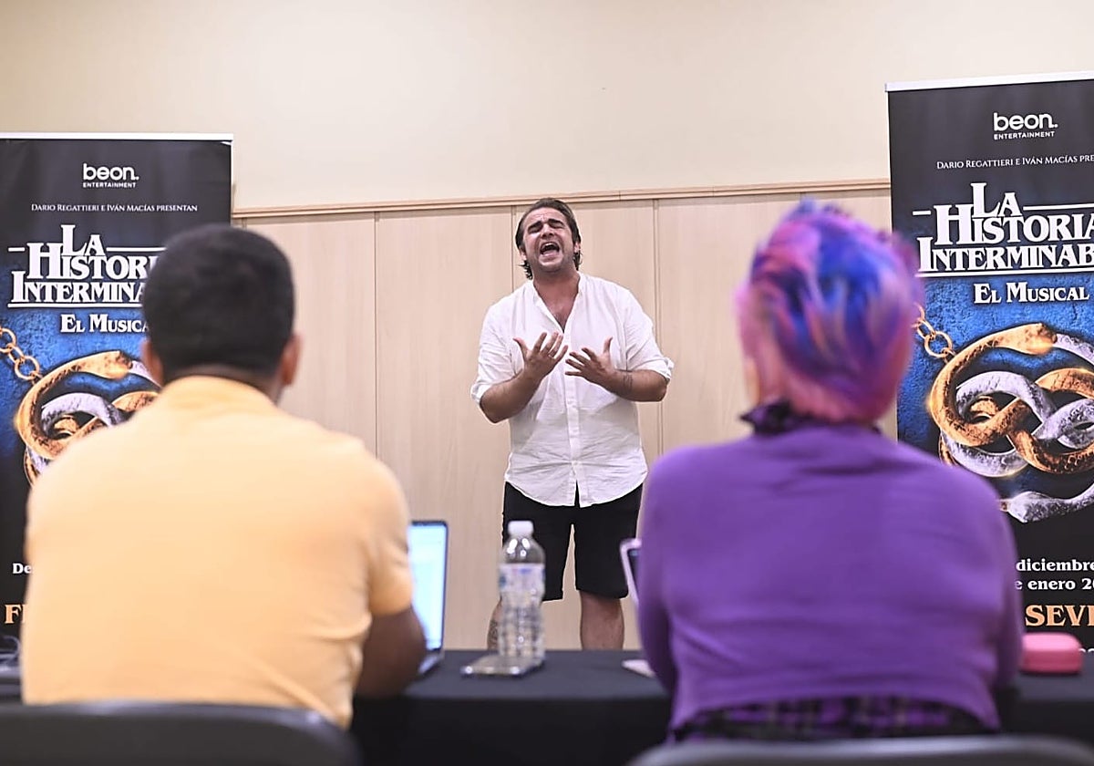 El cantante y actor Mario Rizo se ha presentado este jueves a las pruebas