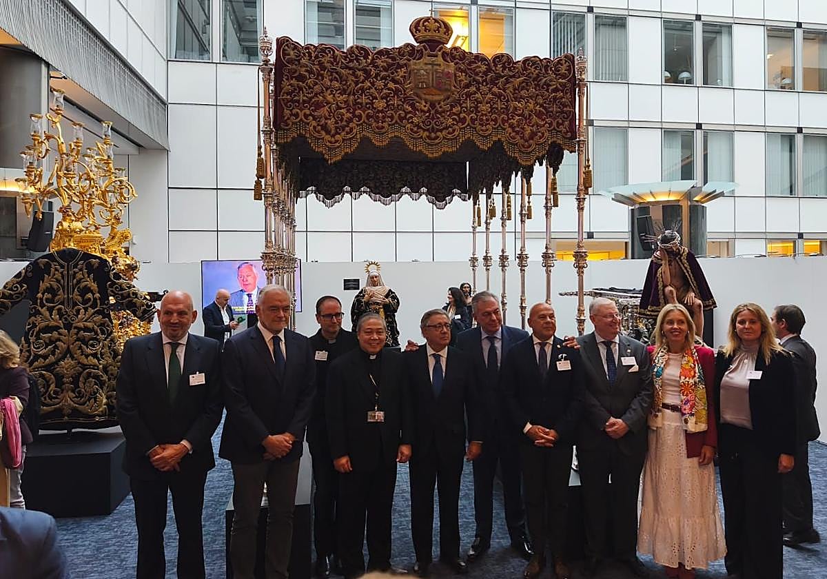 Presentación de la muestra de arte sacro sevillano en el Parlamento Europeo