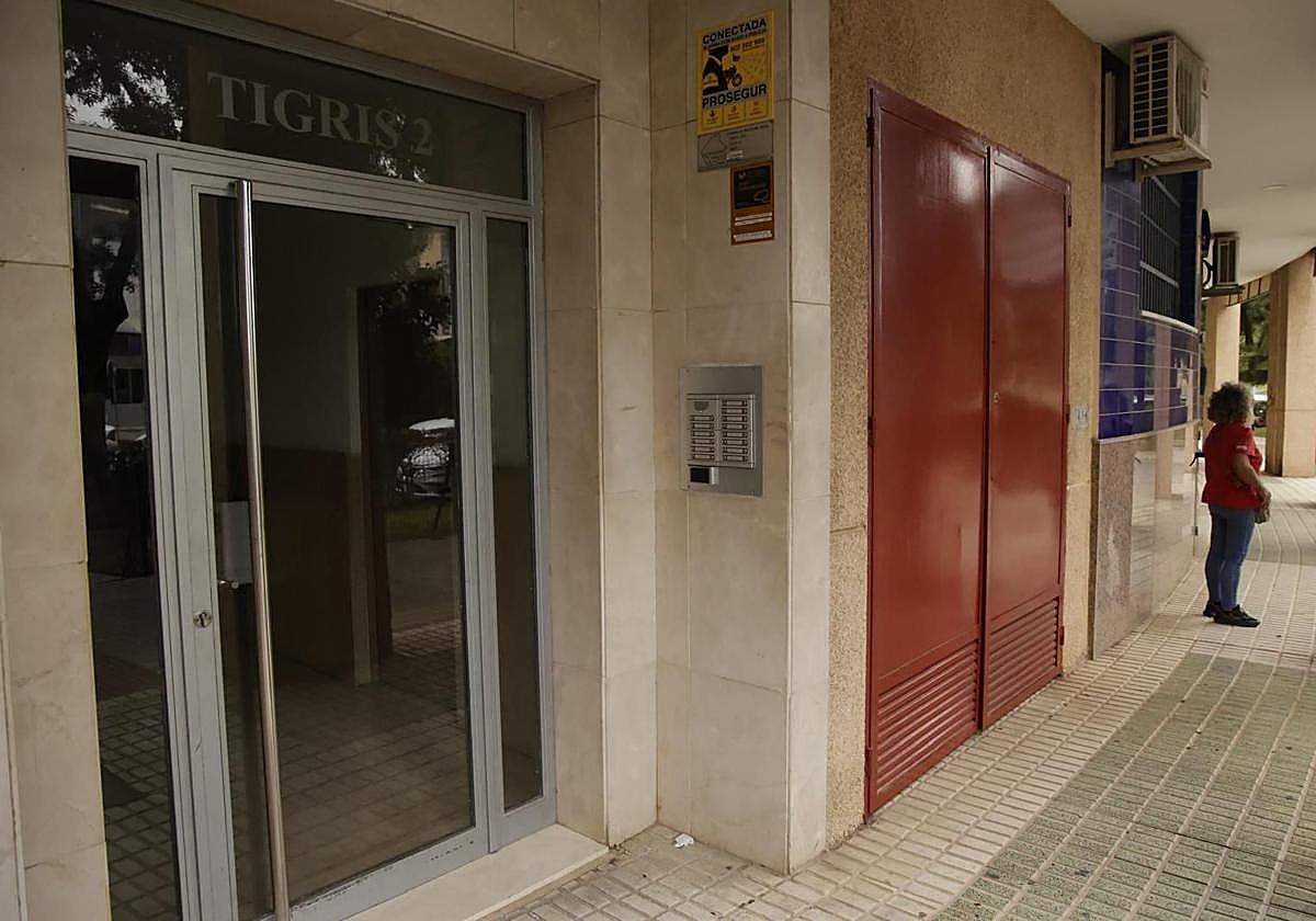 Bloque donde ocurrieron los hechos esta pasada madrugada