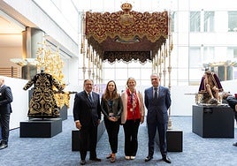 La Unión Europea muestra a los profesionales del arte sacro sevillano la hoja de ruta para evitar los plagios de Pakistán