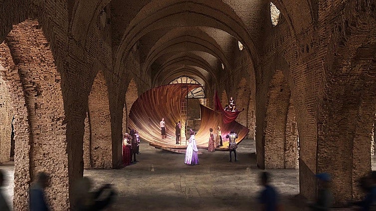 Luces, alta tecnología, arte e historia: las Atarazanas de Sevilla serán un museo en 2026