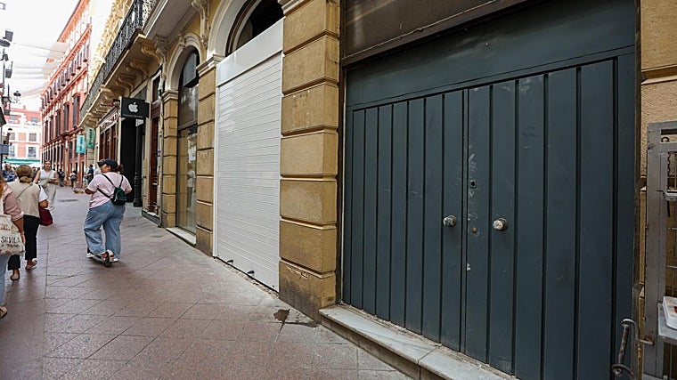 El local número 9 de la calle Sagasta, sellado el pasado miércoles