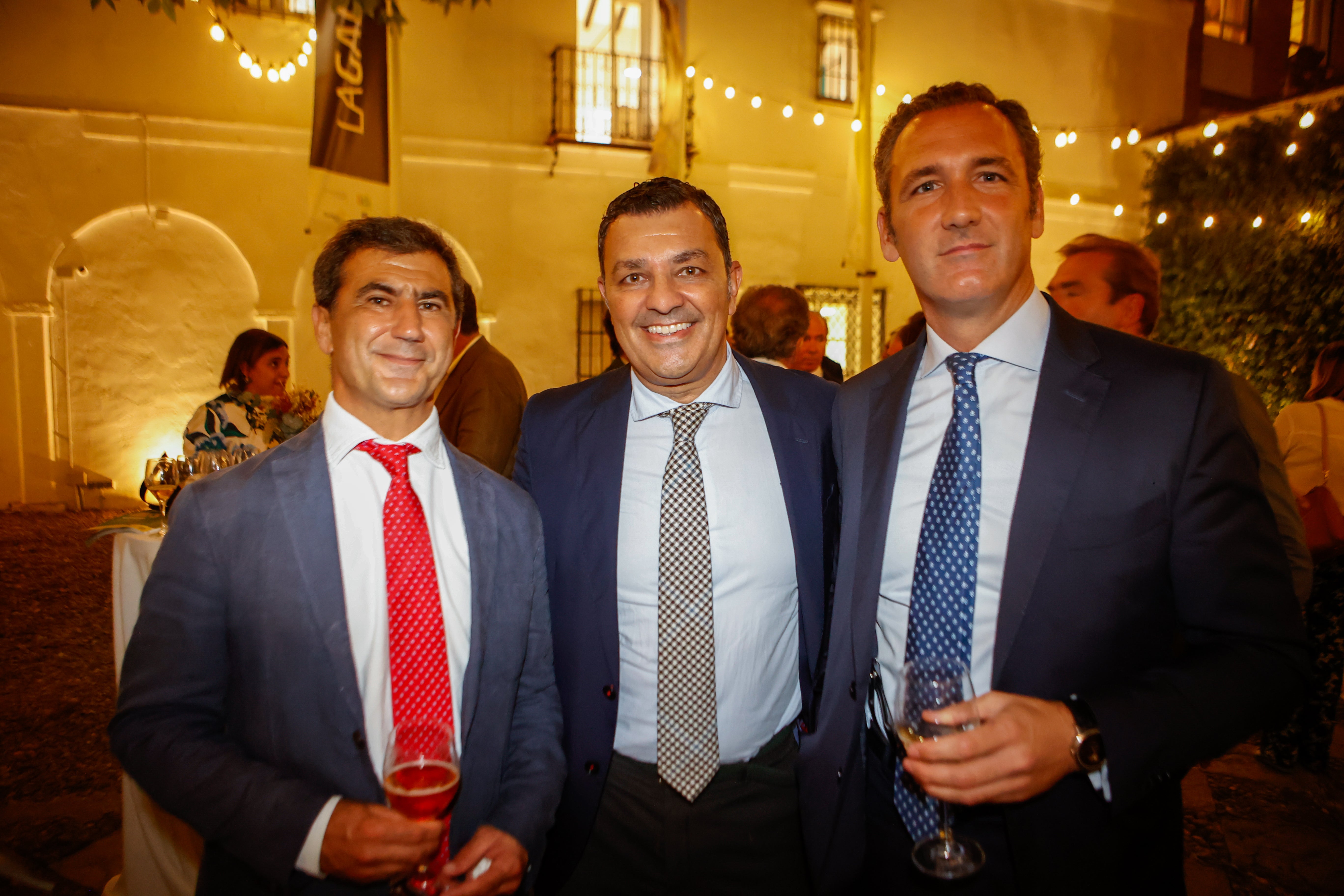 Pedro Valero, Nabil Kayssi y Raul Romera