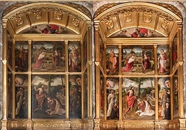 Atribuyen el retablo de la Magdalena de la Catedral de Sevilla al taller de Alejo Fernández tras su restauración