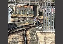 La penosa imagen de la estación de tren de Utrera