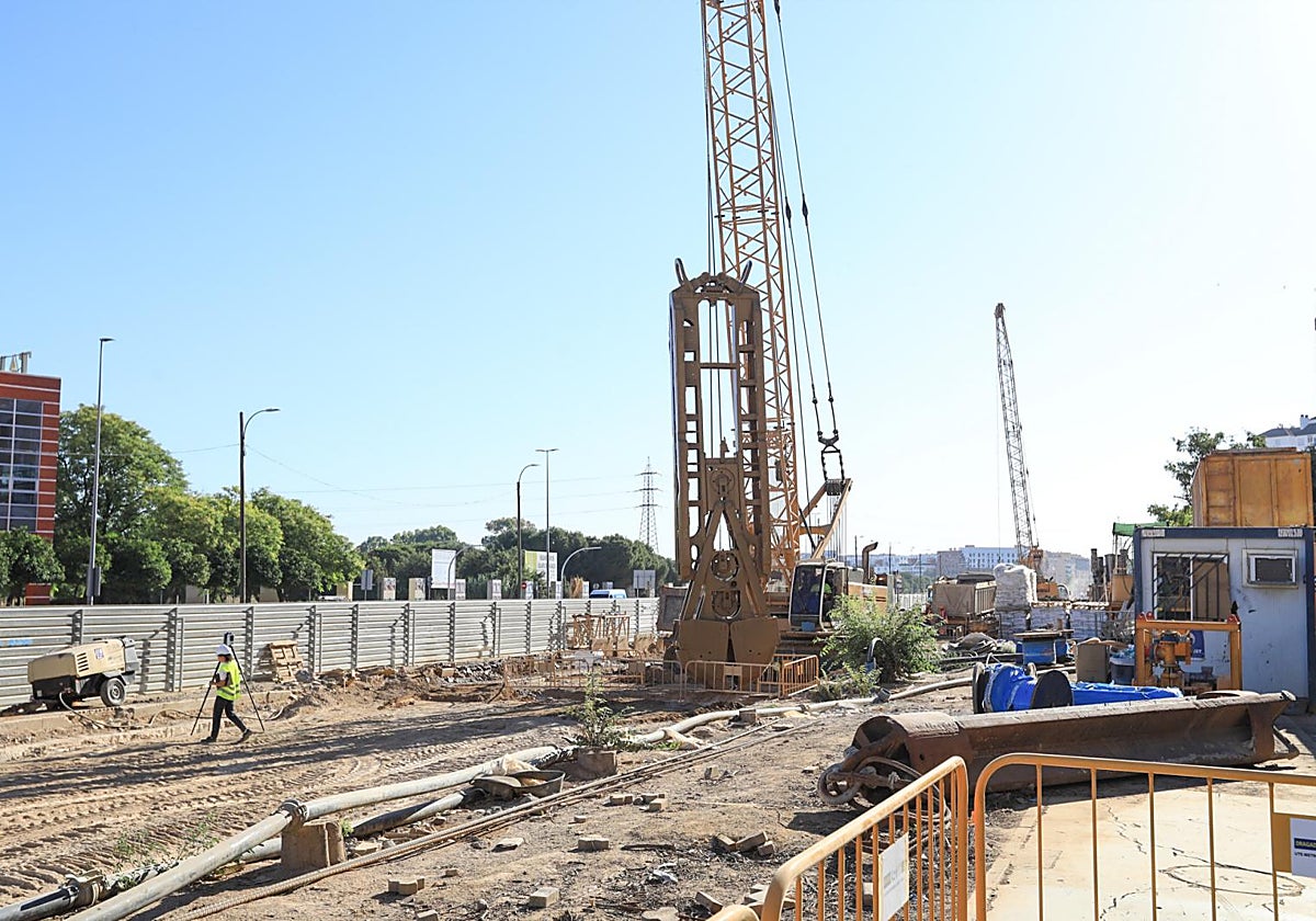 Las obras de la línea 3 en su tramo norte