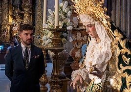 David Toro, nuevo vestidor de la Virgen del Rocío de la Redención