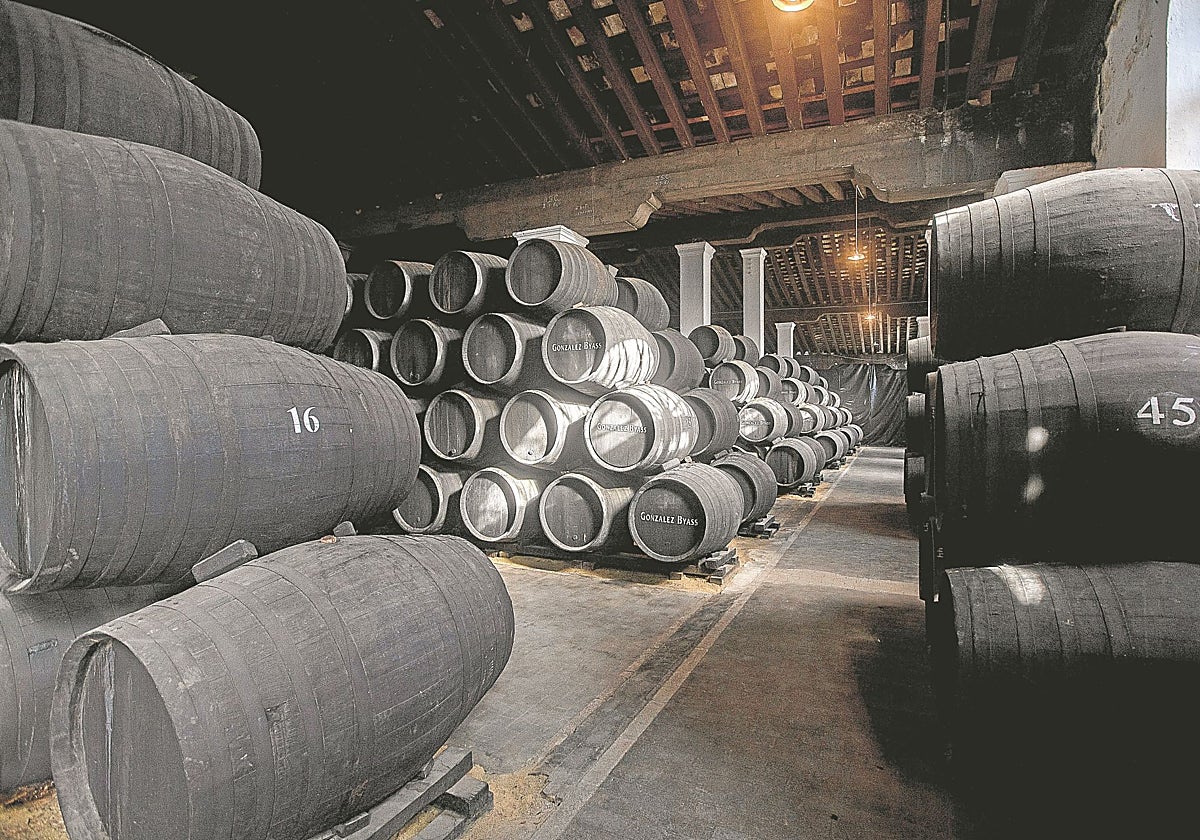 Una de las bodegas de Gonzalez Byass en Jerez de la Frontera