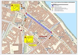 El Ayuntamiento de Sevilla habilitará un parking para residentes en el Paseo de la O por las obras en la calle Castilla