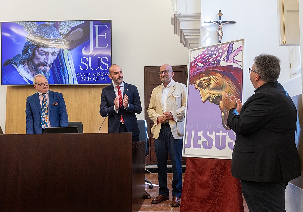 Un momento de la presentación del cartel de Daroal