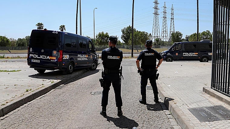 Redada de la Policía Nacional en las Tres Mil Viviendas el pasado mes de julio