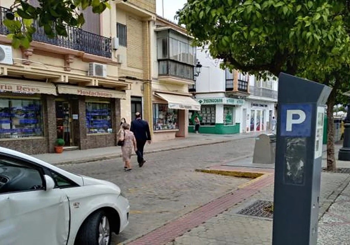 Zona azul en Utrera en el año 2020