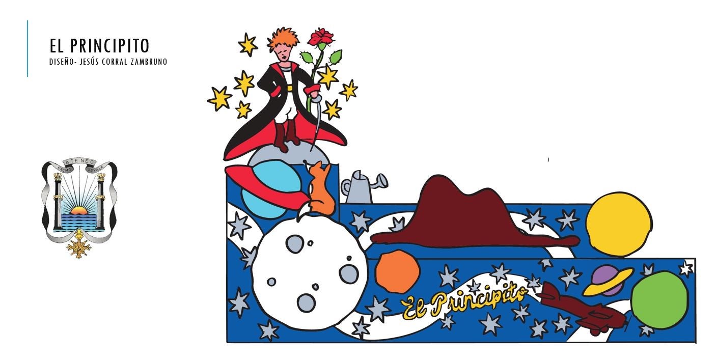 Carroza dedicada a 'El Principito'