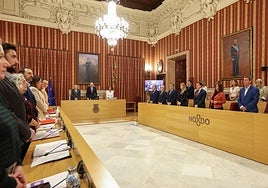 El Ayuntamiento de Sevilla guarda un minuto de silencio por la muerte de Sandra