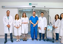 El Hospital Virgen del Rocío incorpora un equipo láser que evita los desplazamientos a Madrid