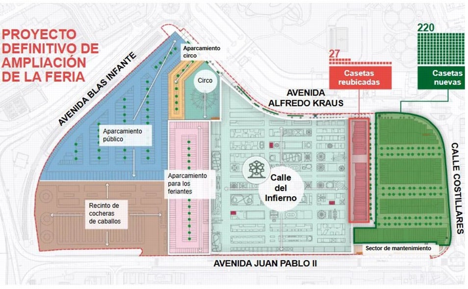 Imagen principal - El mapa de la Sevilla de 2030