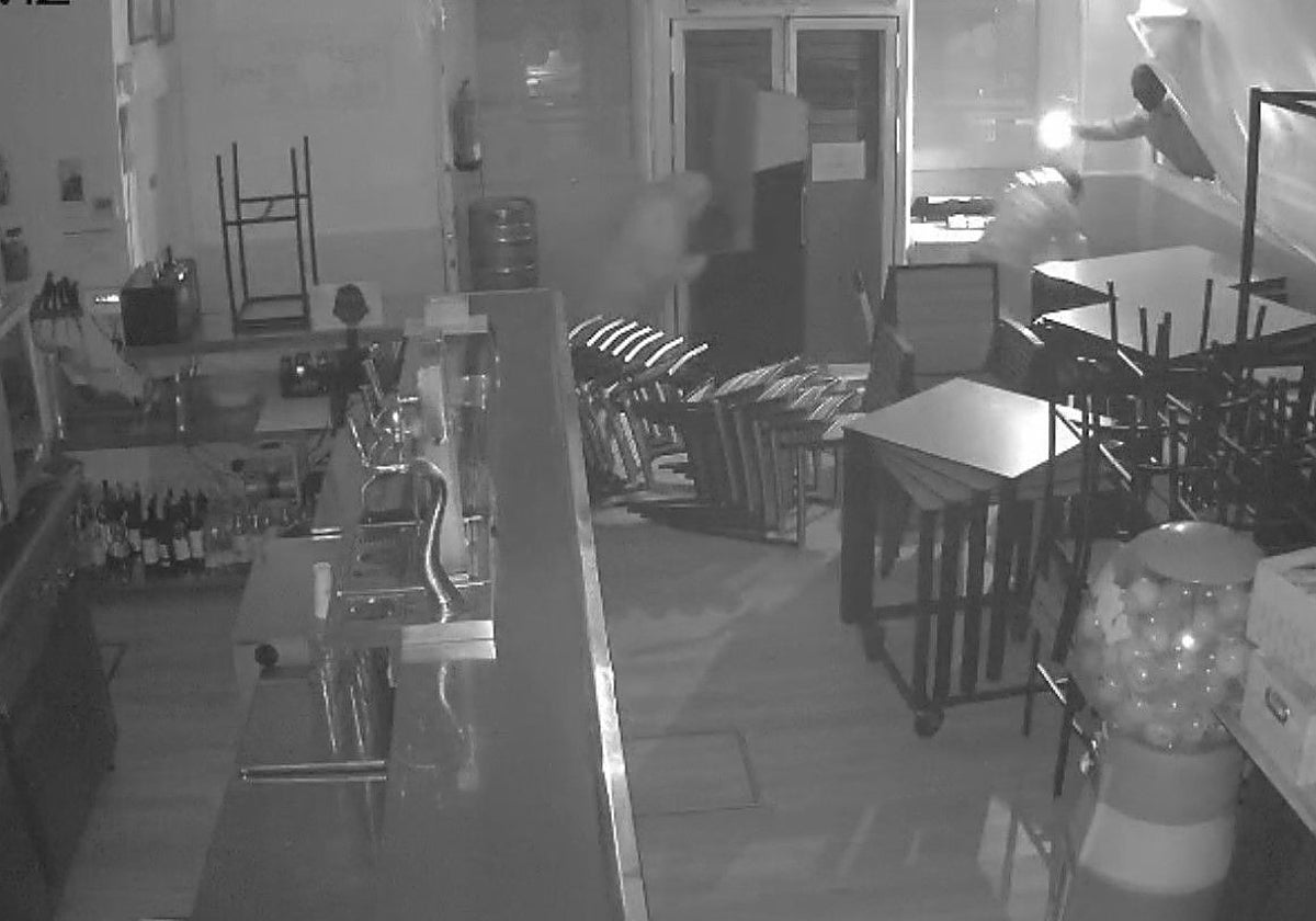 Imagen de uno de los asaltos de los detenidos