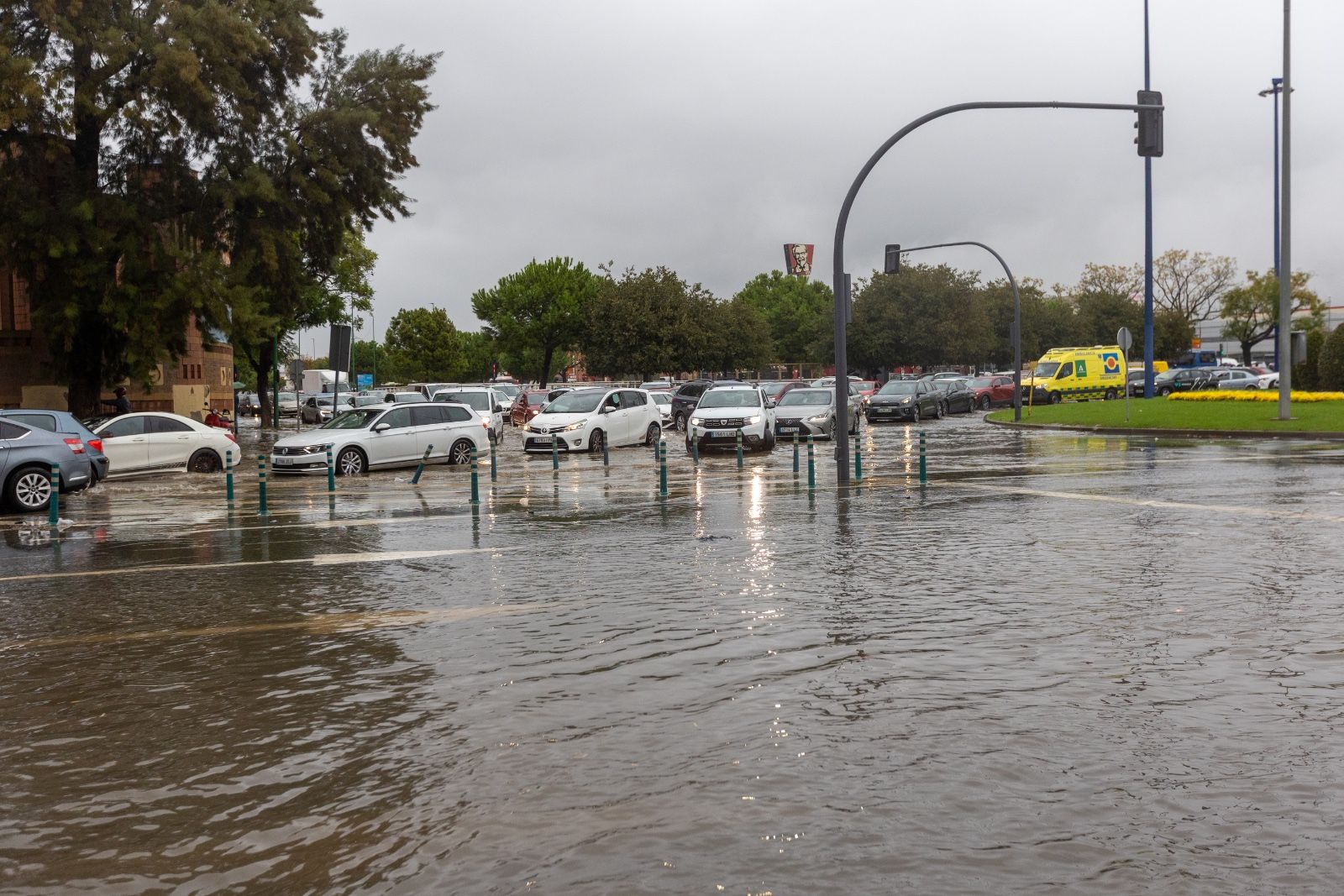 Fuertes lluvias en Sevilla: así afecta la borrasca a la ciudad