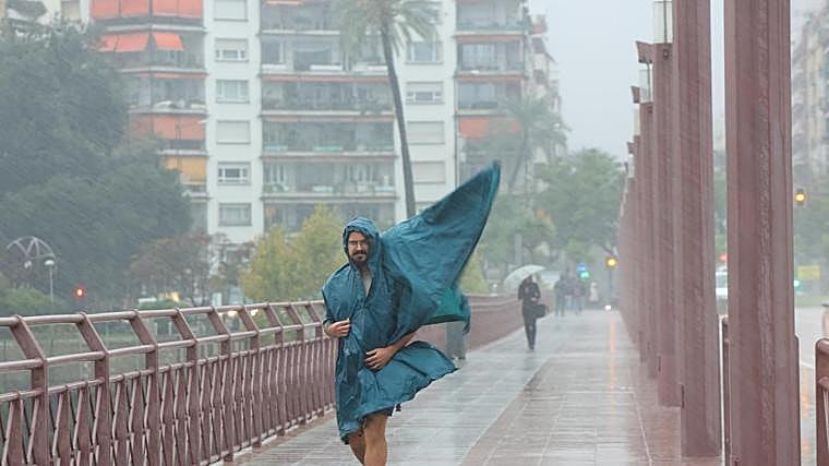 Sevilla activa el Plan Territorial de Emergencias por el temporal de lluvia y viento