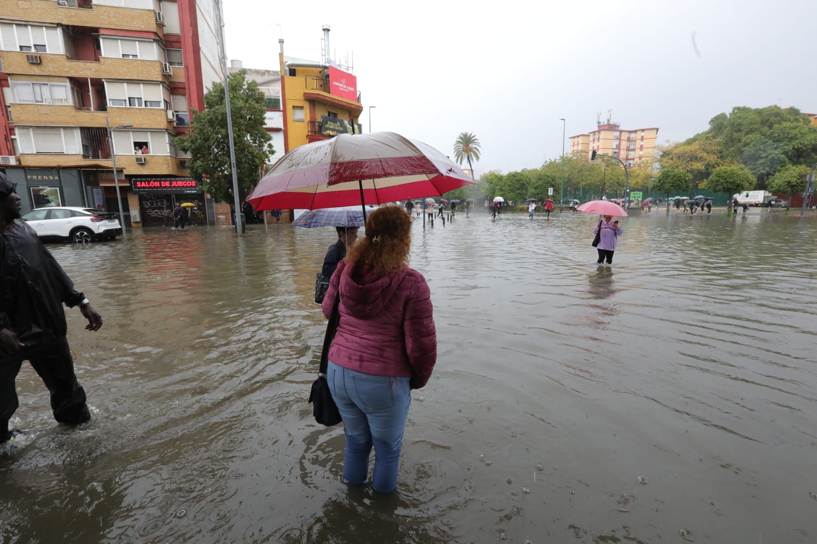 Fuertes lluvias en Sevilla: así afecta la borrasca a la ciudad