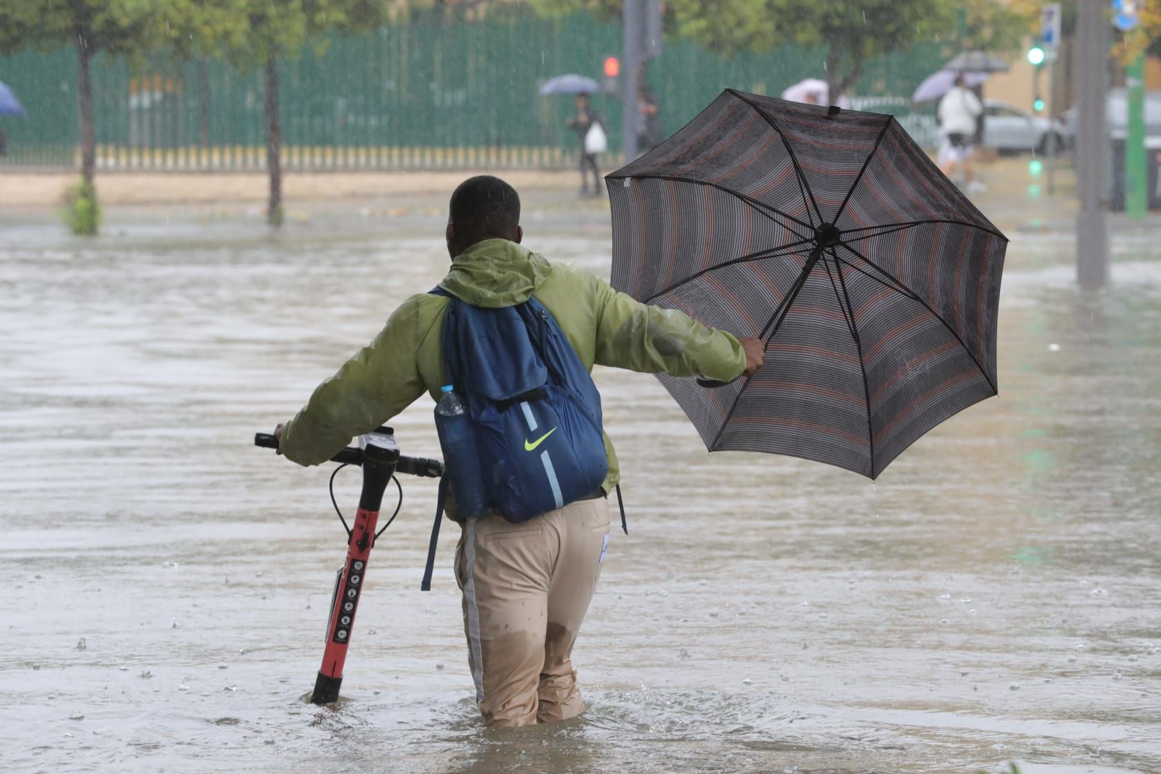 Fuertes lluvias en Sevilla: así afecta la borrasca a la ciudad