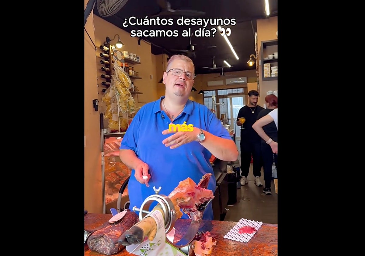Vídeo de TikTok de la cafetería Aromas de San Román