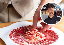 Torcuato Triviño, cortador de jamón, explica qué hacer para que no se peguen las lonchas: «Se desprende a la perfección»