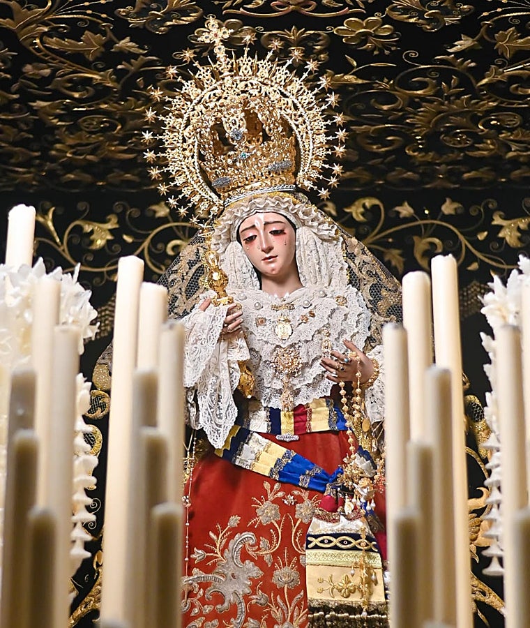 La Virgen de los Dolores de Tomares sale este sábado por la concesión del patronazgo canónico