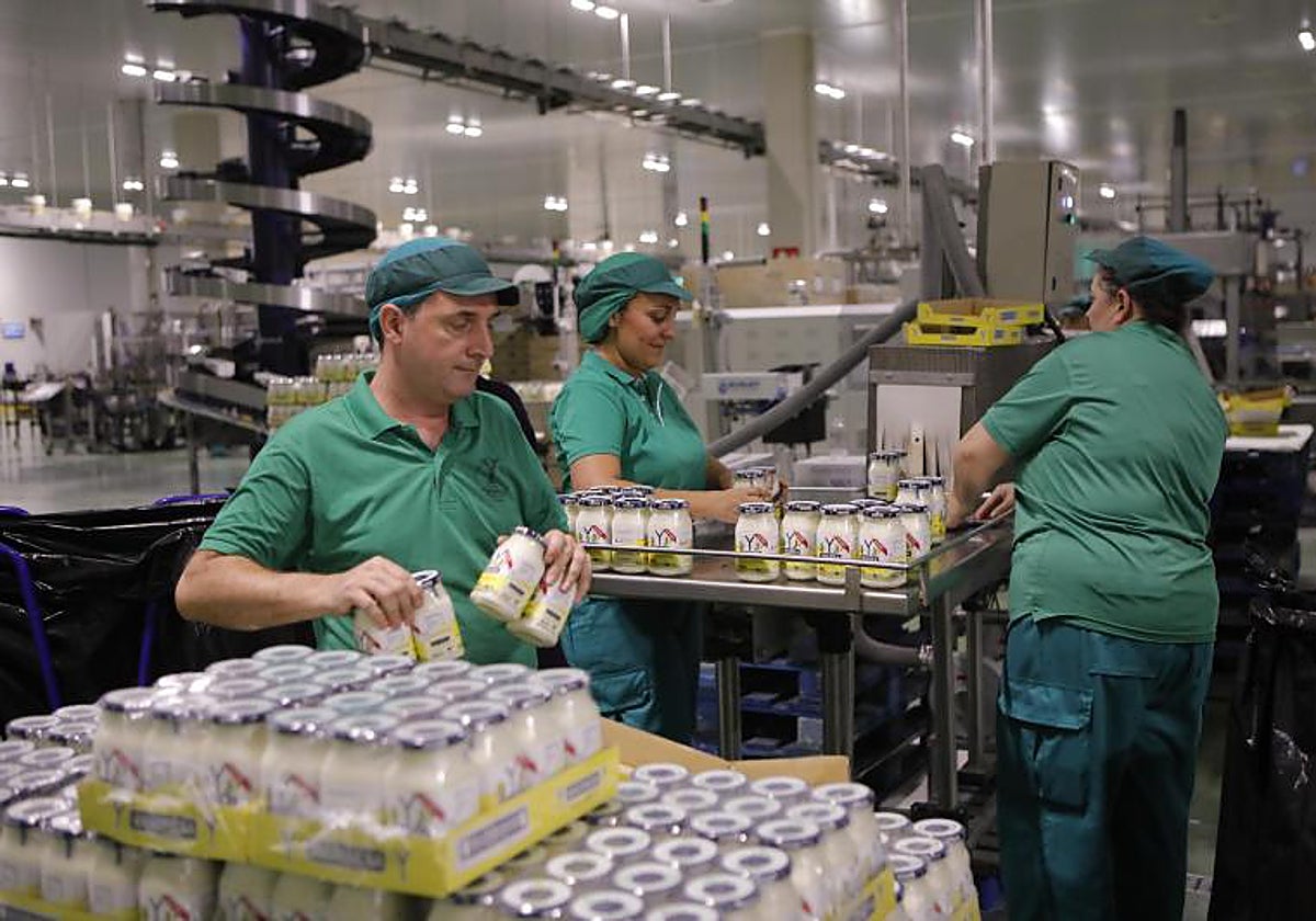 Operarios del Grupo Ybarra en una imagen de archivo