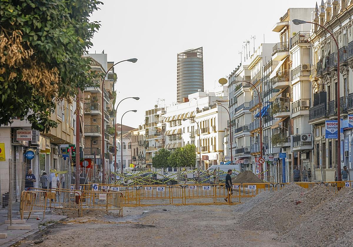 Primera fase de las obras de Pagés del Corro