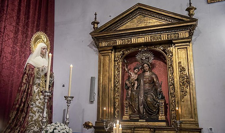 La Virgen de las Aguas del Museo y la Virgen del Rosario, atribuida a Jerónimo Hernández