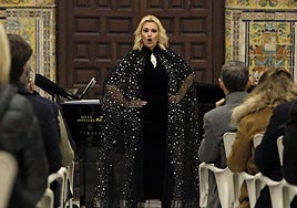 Ainhoa Arteta repetirá este año su concierto de Navidad en el Alcázar de Sevilla