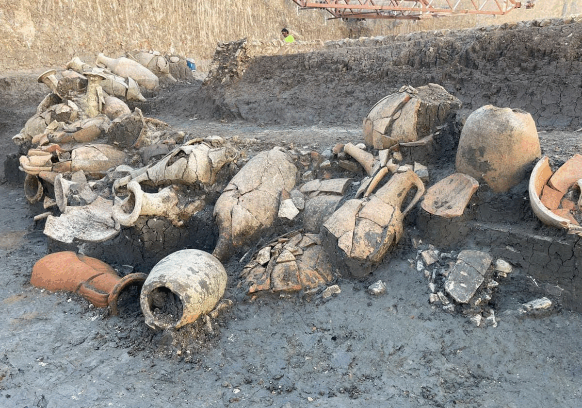 Imágenes del yacimiento de San Bernardo