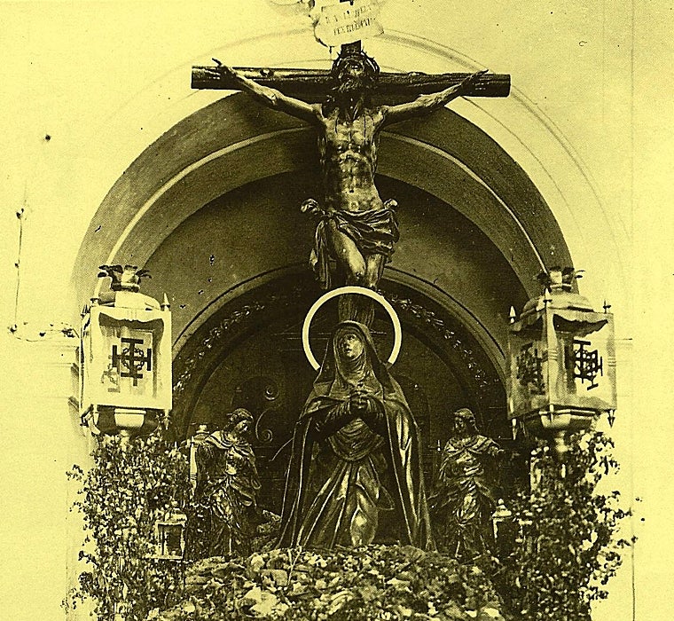 El Cristo de las Misericordias y la Virgen de la Antigua y Siete Dolores