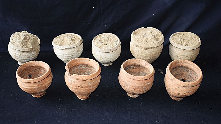 Macetas cerámicas recuperadas