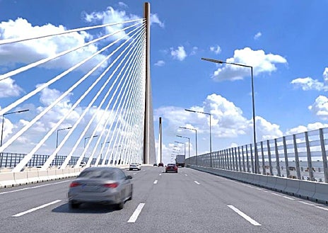 Imagen secundaria 1 - El Gobierno desbloquea los suelos para construir el puente de la SE-40 en Sevilla