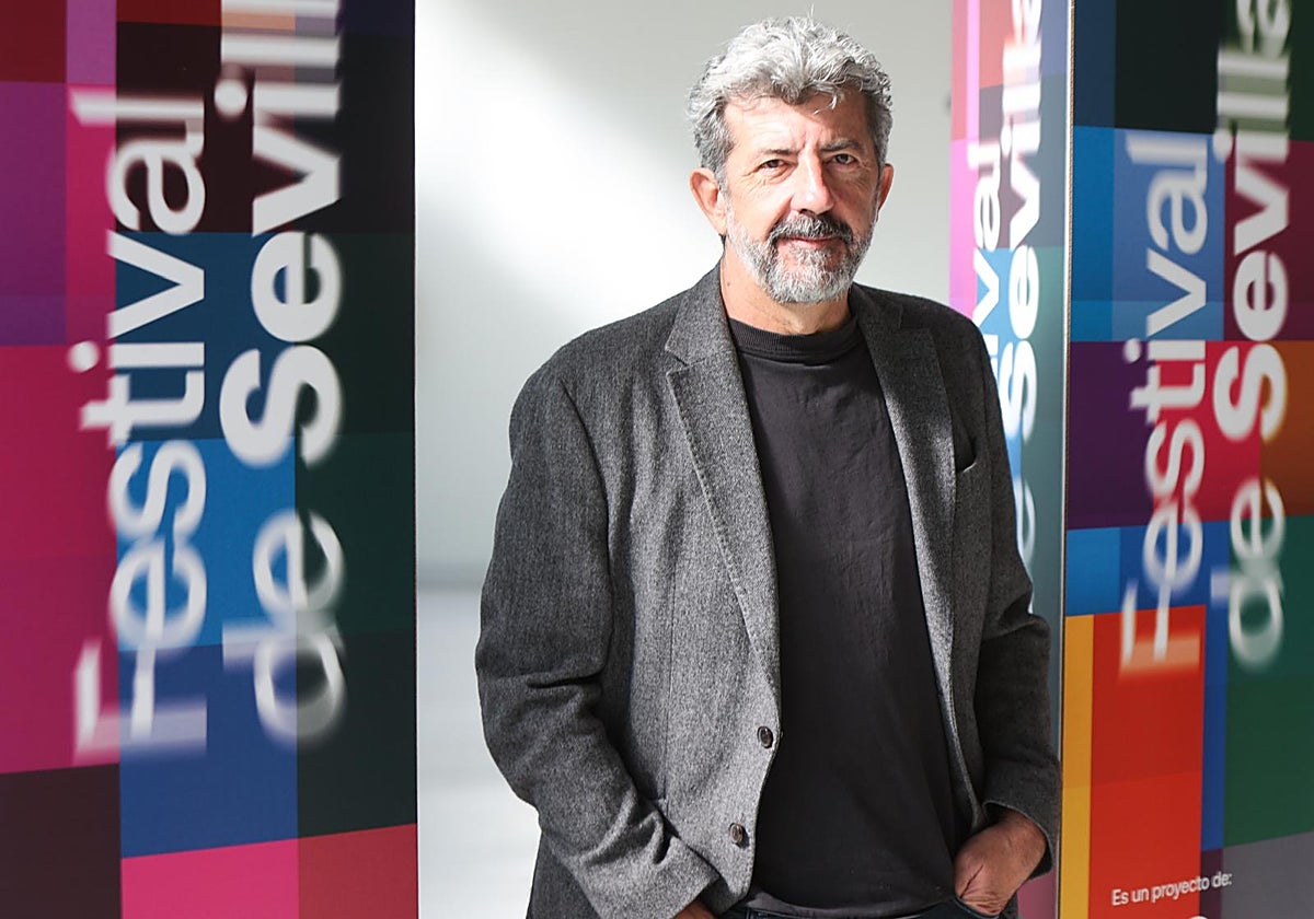 Alberto Rodríguez antes de su encuentro con los medios en el Festival de Cine Europeo de Sevilla