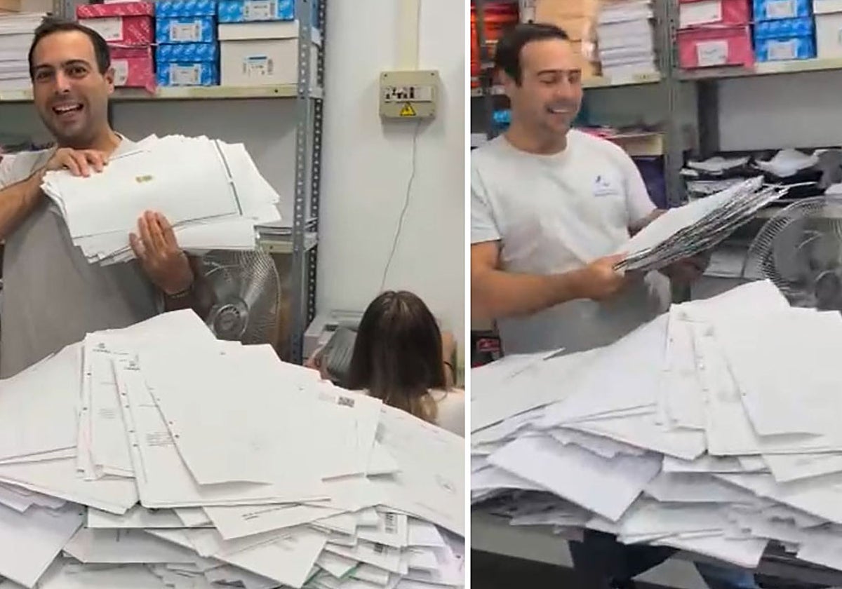 El alcalde de Camas echa a una trabajadora por un vídeo en que se destruyen documentos municipales