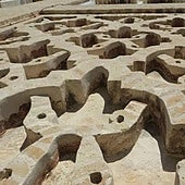 Paños 'sebka' de la Giralda a los que se asemejan los de las torres del convento