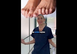 María Jesús, podóloga: «Si tus dedos de los pies no están rectos mucho ojo, porque no es solo estética»