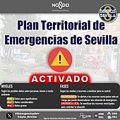 El Ayuntamiento de Sevilla activa el Plan Territorial de Emergencias en fase de preemergencia por la borrasca 'Claudia'